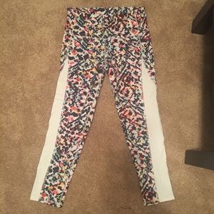 Watercolor Athleta capris